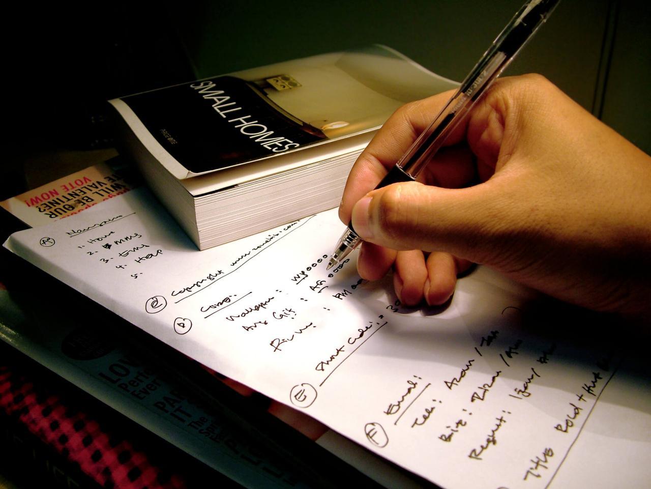Writing dissertation results by hand